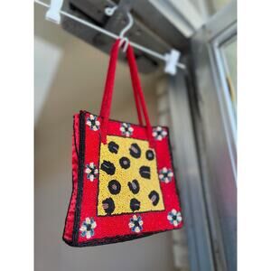 Vintage 1990's Studio Barse small beaded handbag